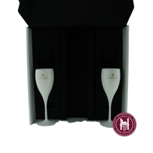 Afbeelding in Gallery-weergave laden, Geschenkverpakking met 2 glazen van Champagne M. Hostomme