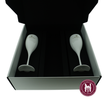 Afbeelding in Gallery-weergave laden, Geschenkverpakking met 2 glazen van Champagne M. Hostomme