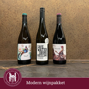 Modern wijnpakket