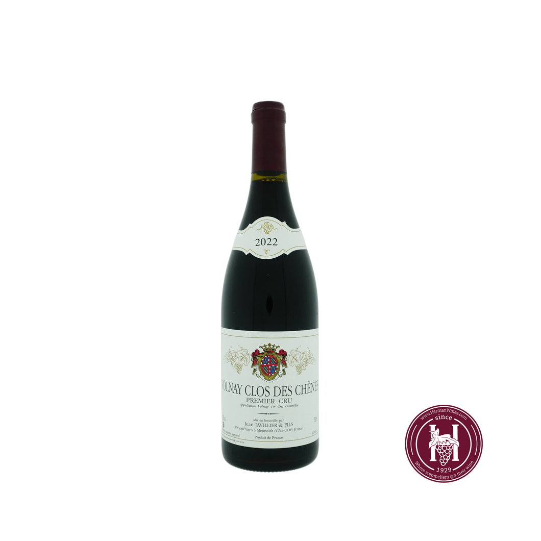 Volnay 1er cru Clos des Chenes - Domaine Jean Javillier & Fils - 2022 - 0.75 L - Frankrijk - Bourgogne - Rood