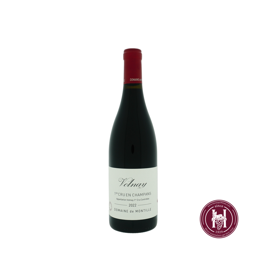 Volnay 1er cru les Champans - Domaine de Montille - 2022 - 0.75 L - Frankrijk - Bourgogne - Rood