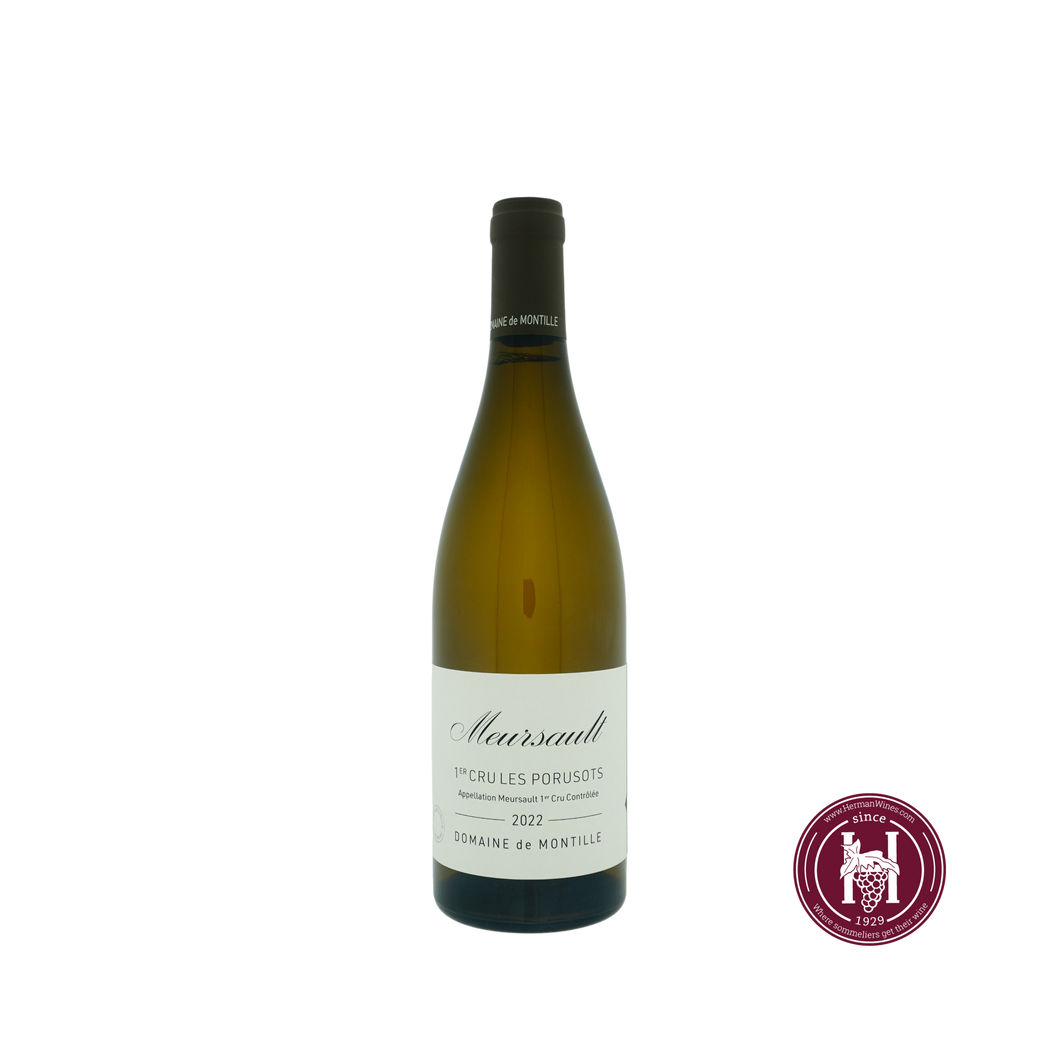 Meursault 1er cru les Porusots - Domaine de Montille - 2022 - 0.75 L - Frankrijk - Bourgogne - Wit