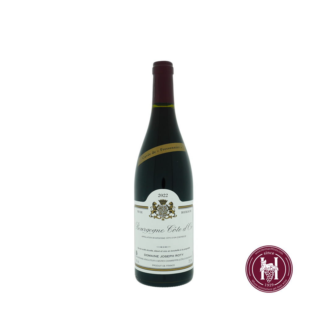 Bourgogne Cote d'Or cuvee de Pressonnier - Domaine Joseph Roty - 2022 - 0.75 L - Frankrijk - Bourgogne - Rood