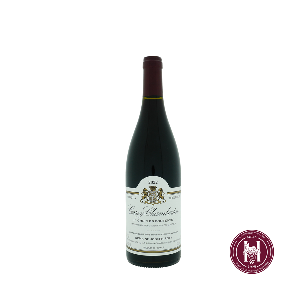 Gevrey Chambertin 1er cru les Fontenys - Domaine Joseph Roty - 2022 - 0.75 L - Frankrijk - Bourgogne - Rood