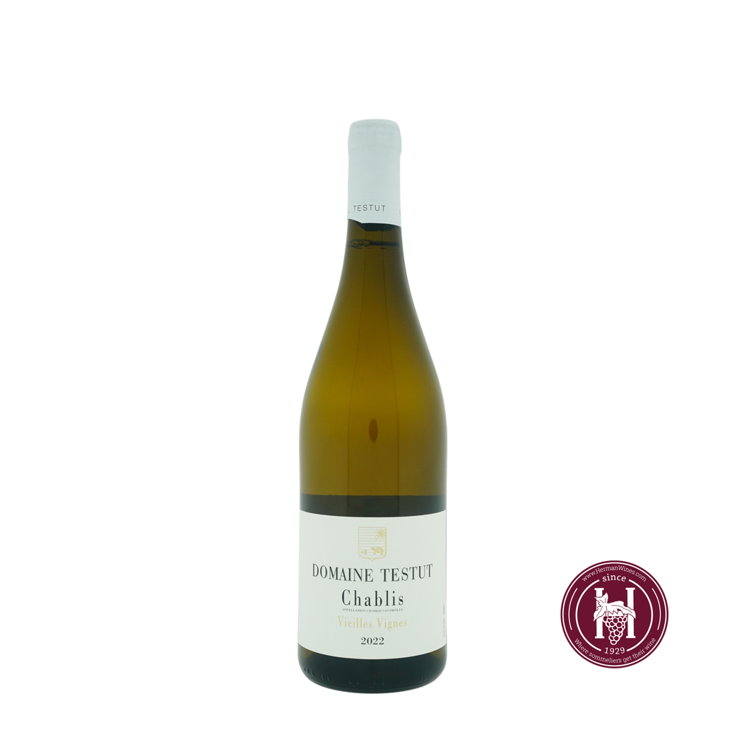 Chablis Vieilles Vignes - Domaine Testut - 2022 - 0.75 L - Frankrijk - Bourgogne - Wit