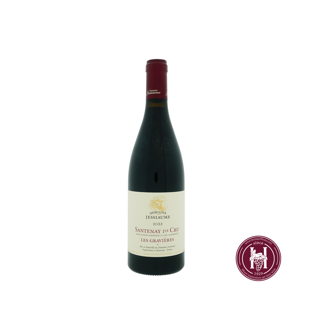 Santenay 1er cru les Gravieres rouge - Domaine Jessiaume - 2022 - 0.75 L - Frankrijk - Bourgogne - Rood