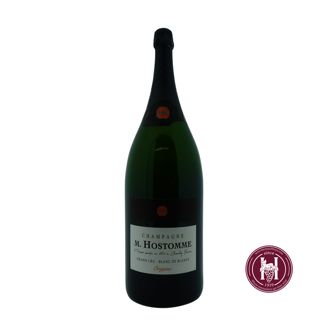 Champagne G.C. Blanc de Blancs Origine Brut - Champagne M. Hostomme - non-vintage - 12.0 L - Frankrijk - Champagne - Wit