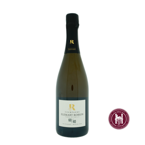 Champagne 60/40 deg.  - Champagne Elemart Robion - 2018 - 0.75 L - Frankrijk - Champagne - Wit
