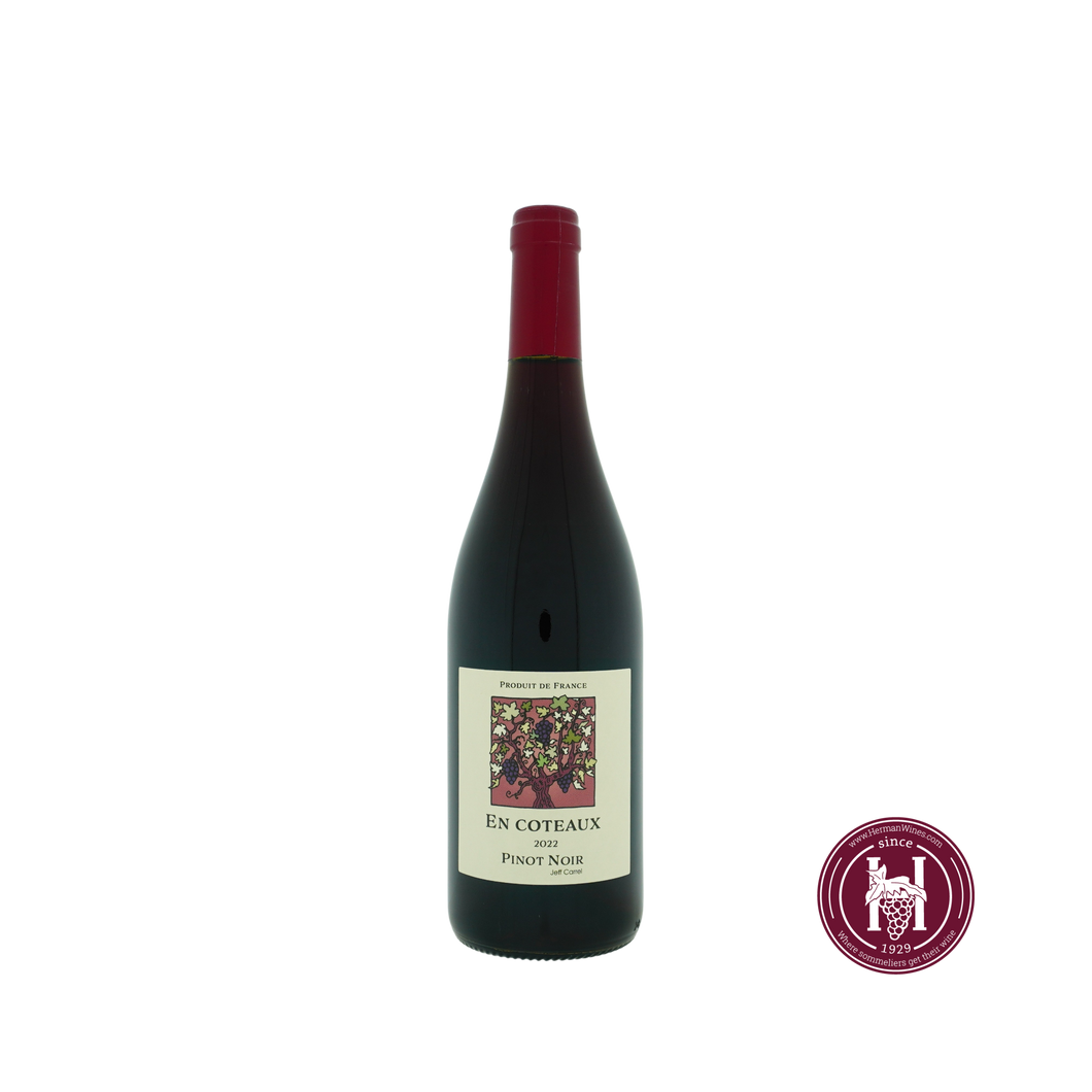 Pinot Noir En Coteaux - Jeff Carrel - 2022 - 0.75 L - Frankrijk - languedoc-roussillon - Rood
