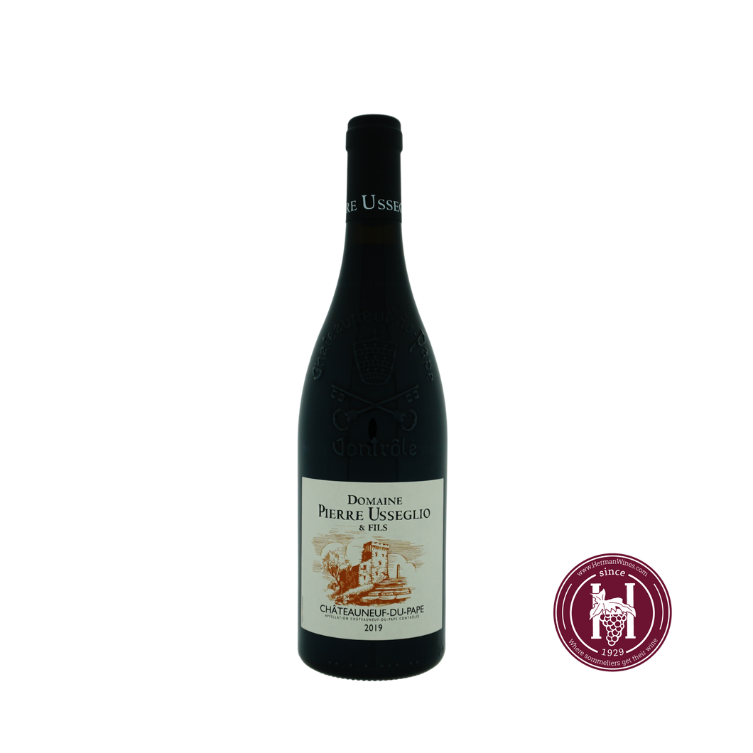 Châteauneuf-du-Pape rouge - Domaine Pierre Usseglio et Fils - 2019 - 0.75 L - Frankrijk - Rhône - Rood