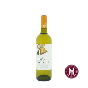 Ugni Blanc Colombard Vin de Pays des Cotes de Gascogne - Domaine de Millet - 2022 - 0.75L - Frankrijk - Zuidwesten - Wit