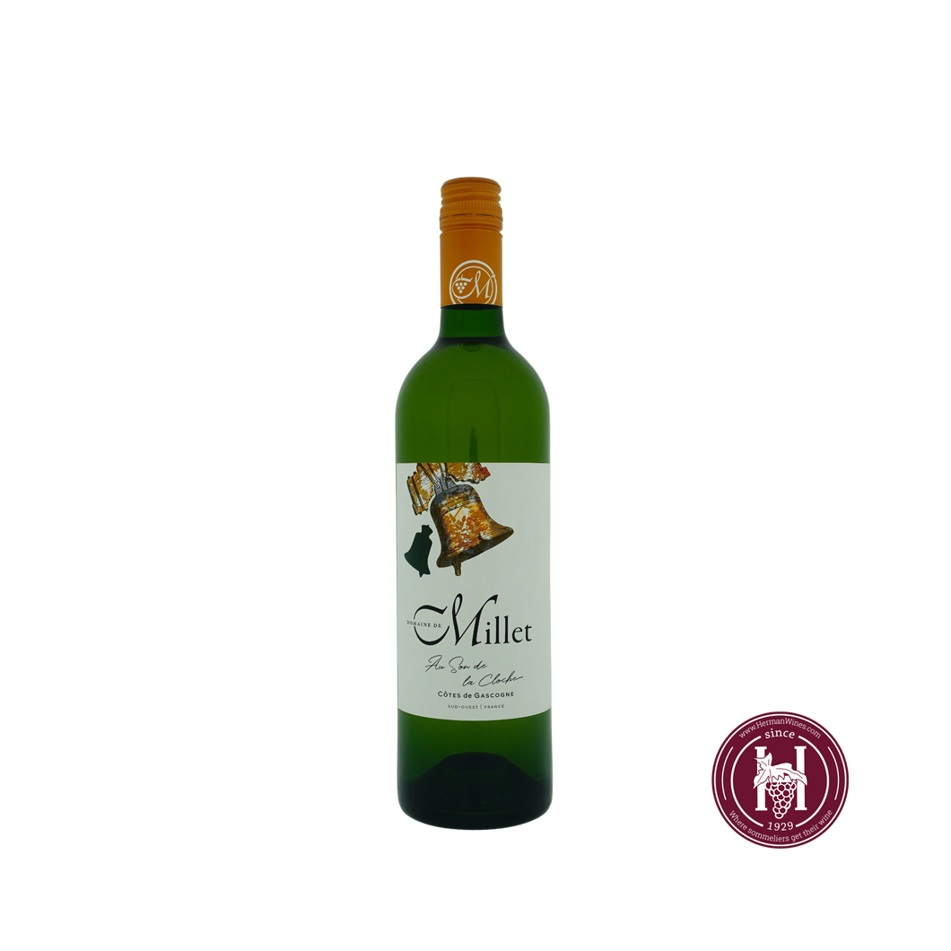 Ugni Blanc Colombard Vin de Pays des Cotes de Gascogne - Domaine de Millet - 2023 - 0.75 L - Frankrijk - Zuidwesten - Wit