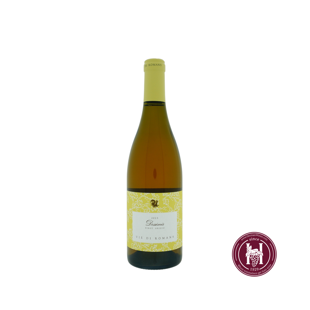 Dessimis Pinot Grigio - Vie di Romans - 2023 - 0.75 L - Italië - Friuli-Venezia Giulia - Wit