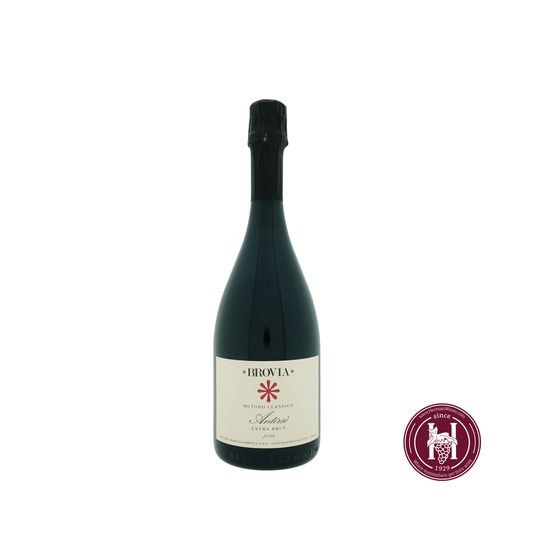 Anterse Metodo Classico Extra Brut - Brovia - 2019 - 0.75 L - Italië - Piëmonte - Wit