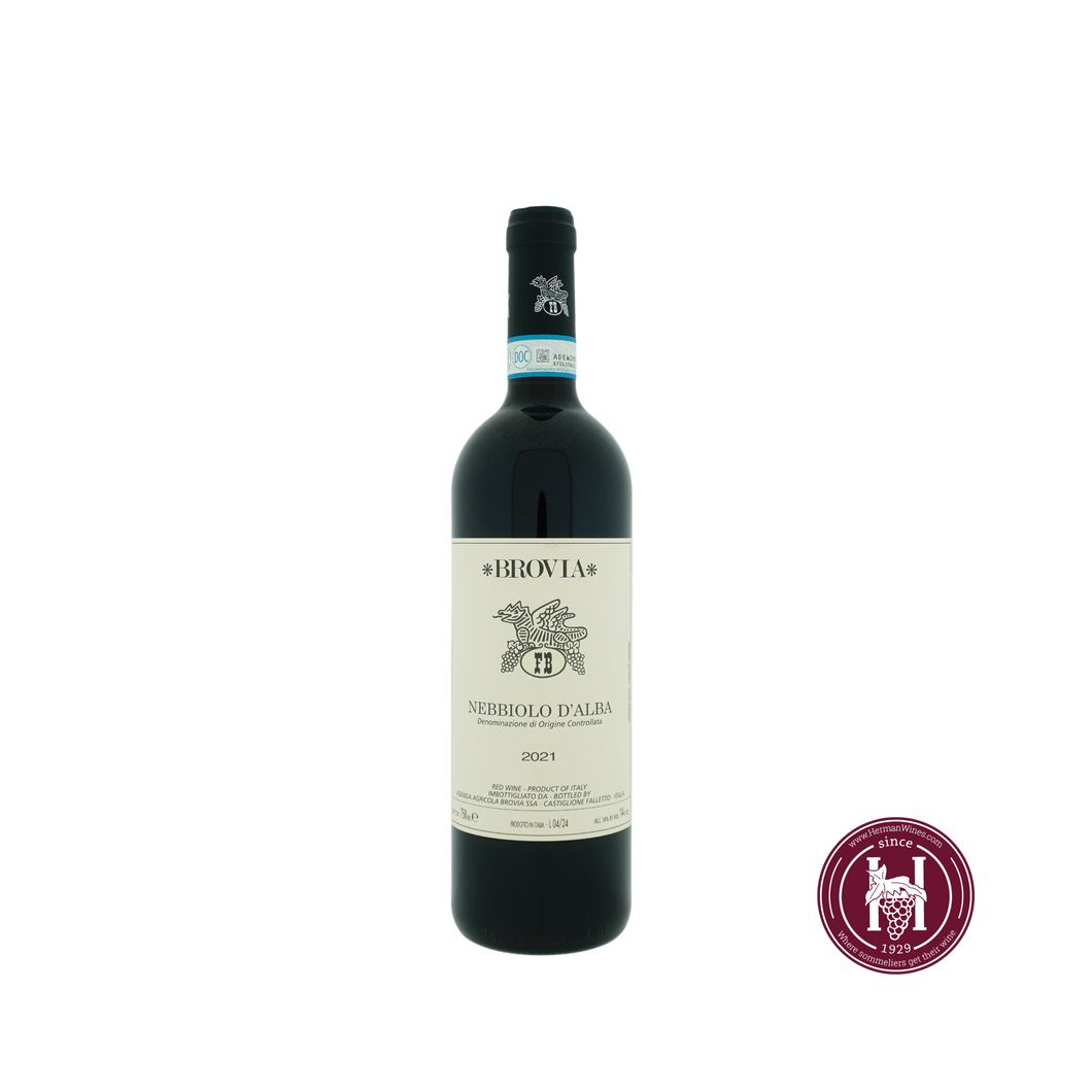 Nebbiolo d'Alba - Brovia - 2021 - 0.75 L - Italië - Piëmonte - Rood