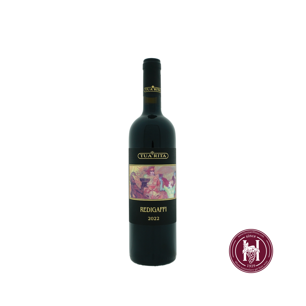 Redigaffi Merlot - Tua Rita - 2022 - 0.75 L - Italië - Toscane - Rood