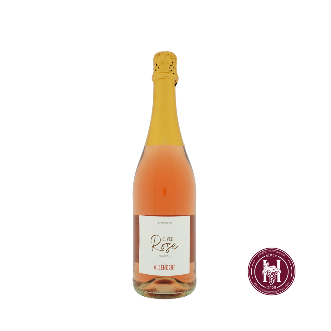 Rosé Sekt Free (Alcoholvrije Wijn Mousserend) - Weingut Fritz Allendorf - non-vintage - 0.75 L - Duitsland - Rheingau - Rosé
