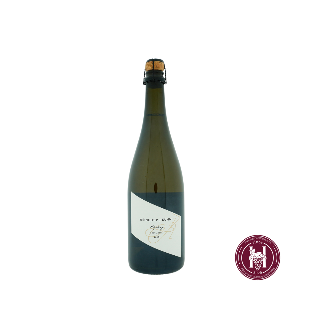 Riesling Sekt Brut - Weingut Peter Jakob Kühn - 2020 - 0.75 L - Duitsland - Rheingau - Wit
