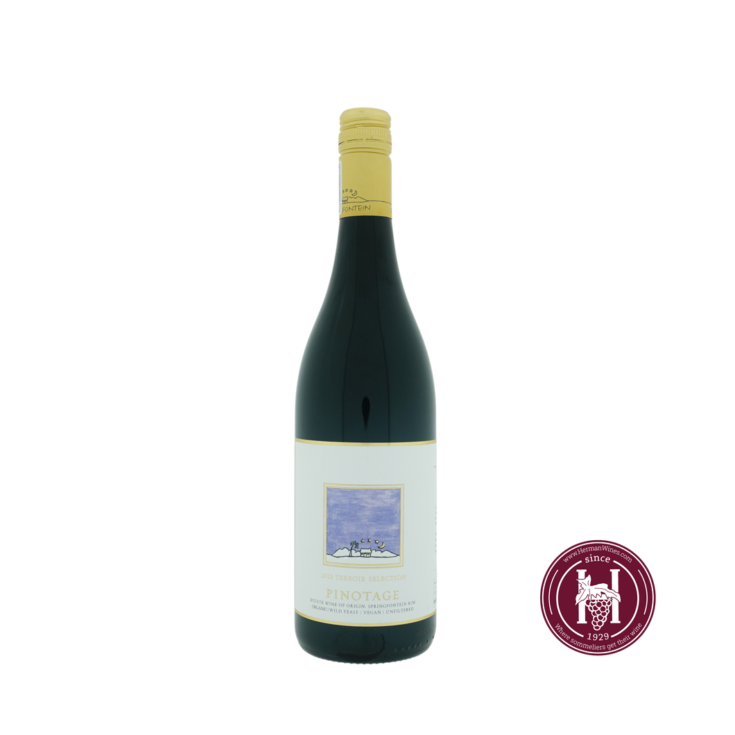 Terroir Selection Pinotage - Springfontein Wine Estate - 2020 - 0.75L - Zuid Afrika - Walker Bay - Rood