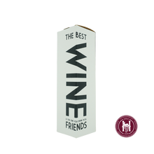 Afbeelding in Gallery-weergave laden, Kokerdoos Best Wine You Drink With Friends 1-fles - Geschenkverpakking
