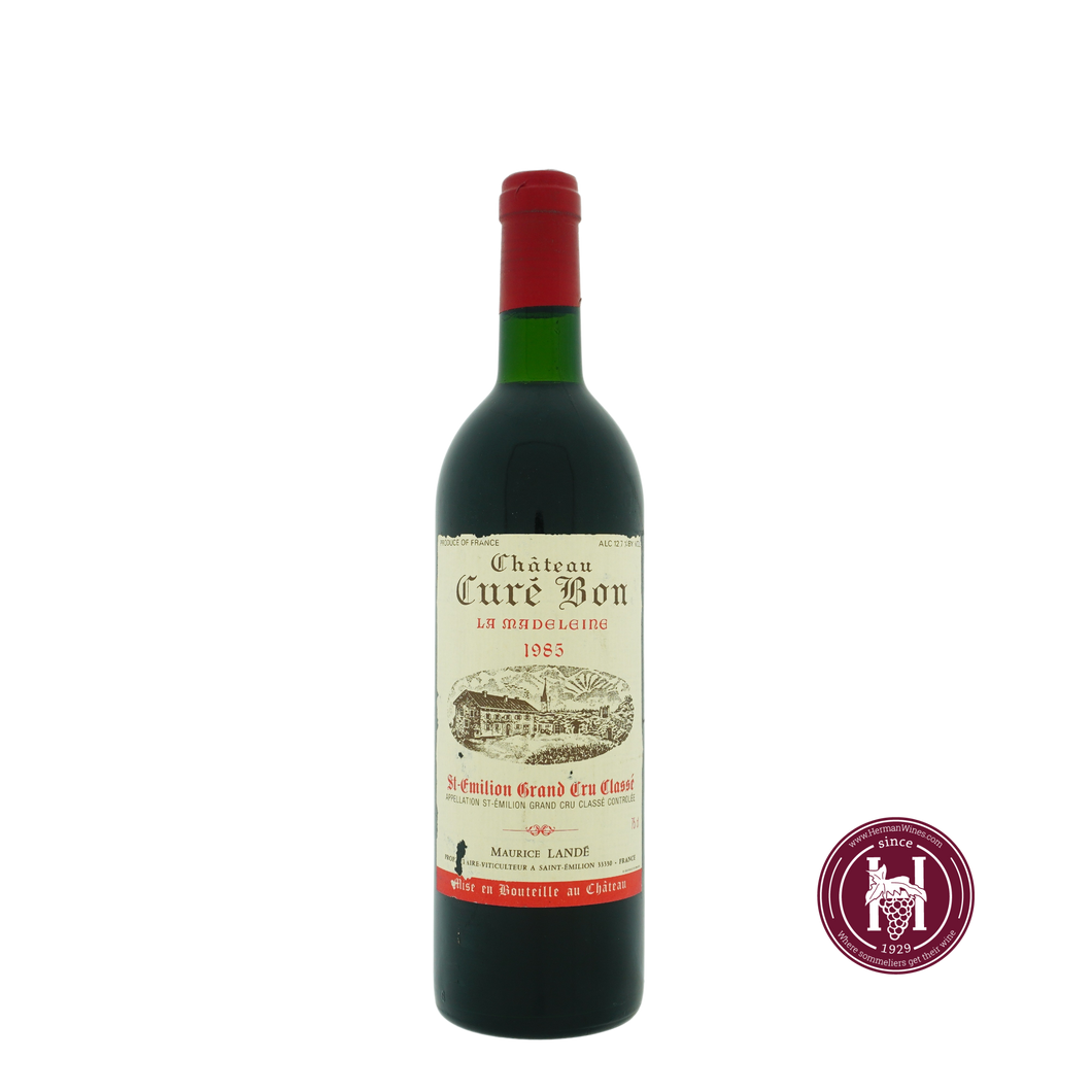 Chateau Cure Bon  - Chateau Cure Bon - 1985 - 0.75 L - Frankrijk - Bordeaux - Rood