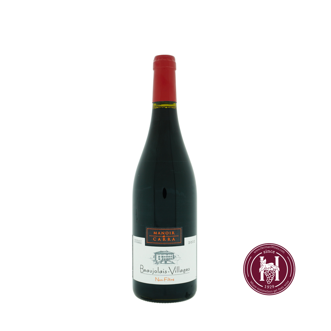 Beaujolais Villages - Manoir du Carra - 2022 - 0.75L - Frankrijk - Bourgogne - Rood - HermanWines