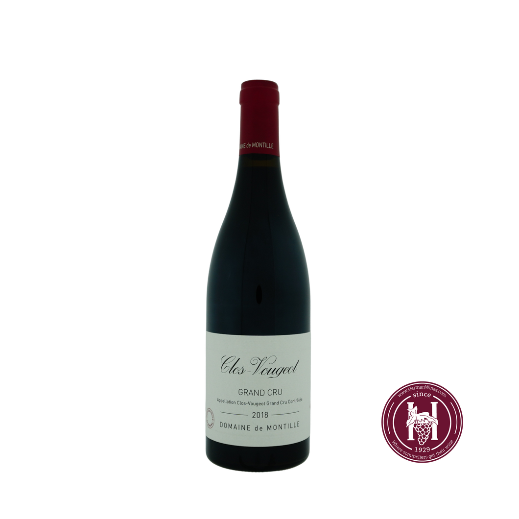 Clos Vougeot G.C. - De Montille - 2018 - 0.75L - Frankrijk - Bourgogne - Rood - HermanWines