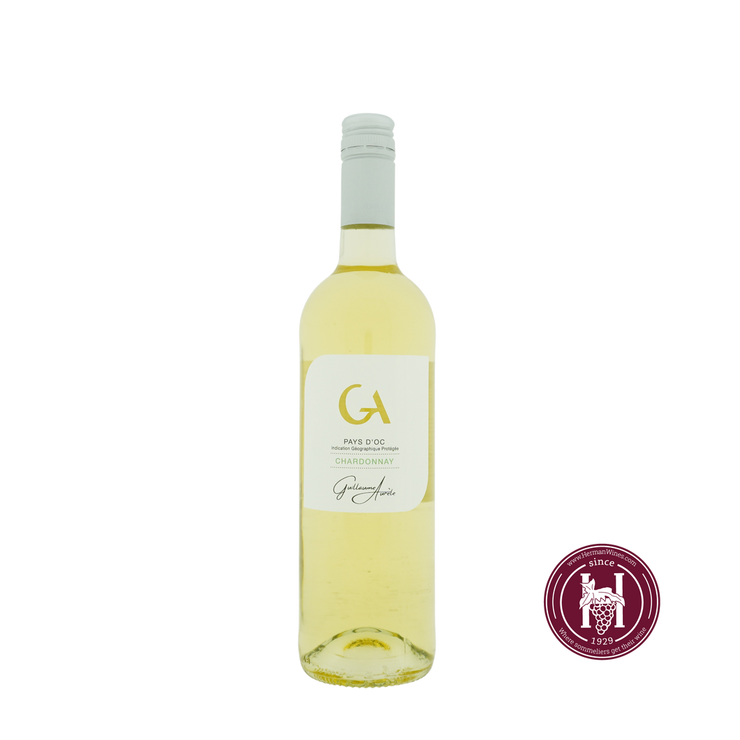Chardonnay - Guillaume Aurele, Vin De Pays D'Oc - 2022 - 0.75L - Frankrijk - Languedoc-Roussillon - Wit - HermanWines