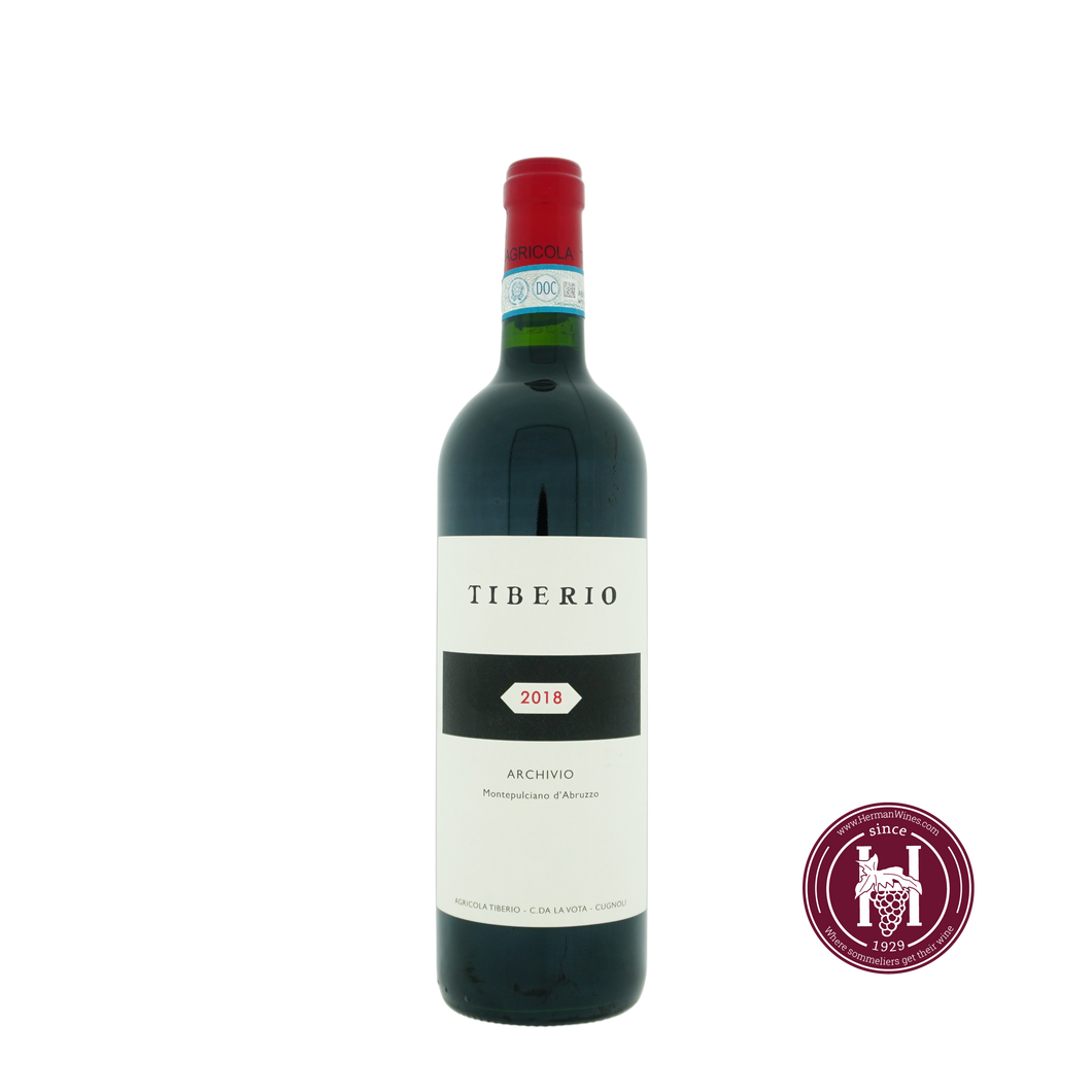 Montepulciano d'Abruzzo Archivio - Tiberio - 2018 - 0.75L - Italië - Abruzzen - Rood - HermanWines