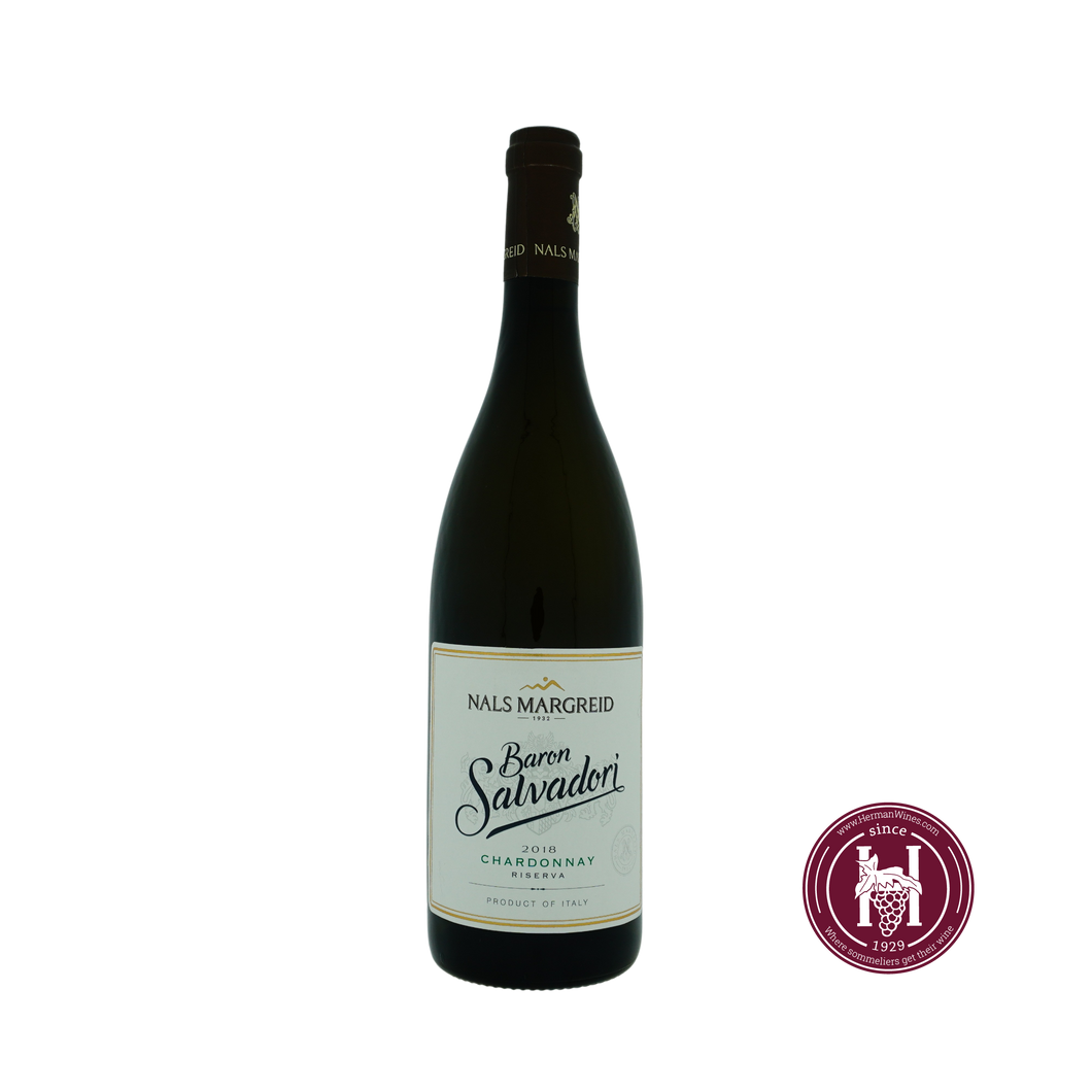 Baron Salvadori Chardonnay Riserva - Nals - Margreid - 2018 - 0.75L - Italië - Zuid-Tirol Trentino Bolzano - Wit - HermanWines