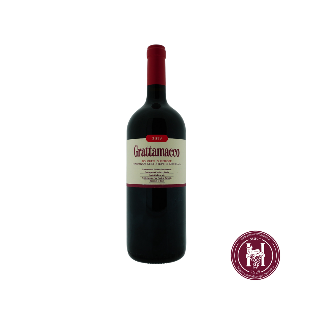 Grattamacco Bolgheri Superiore - Collemassari - 2019 - 1.5L - Italië - Toscane - Rood - HermanWines