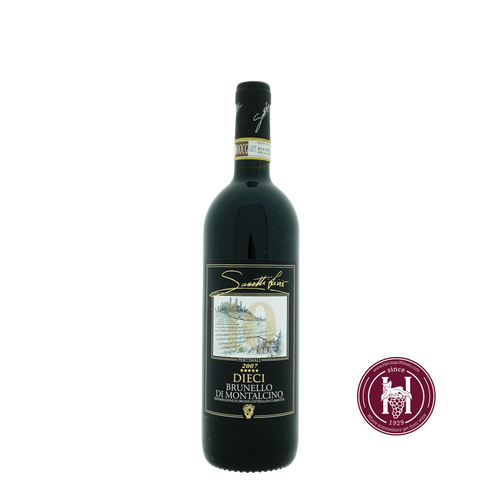 Brunello Di Montalcinno Dieci - Pertimali Di Livio Sassetti - 2007 - 0.750 - Toscane - Italië - HermanWines