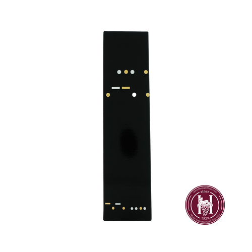 Geschenkdoos 1-fles FSC MIX Signs (morse code) 89x89x365mm - HermanWines