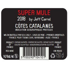 Load image into Gallery viewer, Super Mule - Jeff Carrel, Cotes Catalanes - 2017 - 1500 - Languedoc Roussillon - Frankrijk - HermanWines
